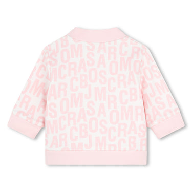 MARC JACOBS Set de pants con playera para bebe rosa reversible